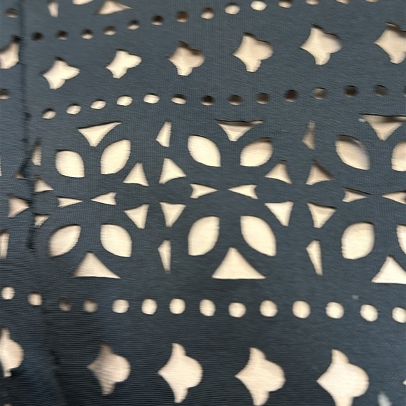 Black Ruffled Sheath Dress with Long Sleeves for Cocktail Size 10 - Picture 4 of 7